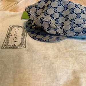 Gucci Supreme Newsboy Cap - Midnight Blue.